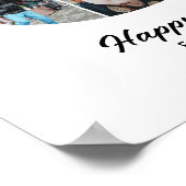 30. Geburtstag Nummer 30 Fotocollage Jahrestag Poster (Ecke)