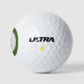 30. Geburtstag Par 30 auf grünem Gras Golfball (Logo)