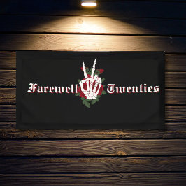 30. Geburtstag Party - 20. RIP Beerdigung für 20 Banner