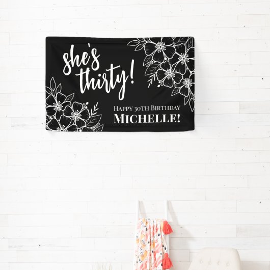 30. Geburtstag Party Banner (InSitu)