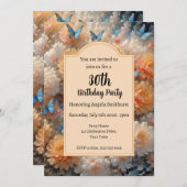 30. Geburtstag Party Einladung (Vorne/Hinten)