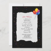 30. Geburtstag Party Einladung (Rückseite)