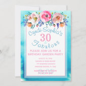 30. Geburtstag Party: Einladung (Vorderseite)
