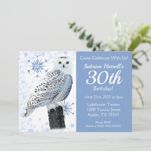 30. Geburtstag Party Einladung (Stehend Vorderseite)