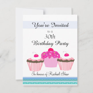 30. Geburtstag Party Einladung