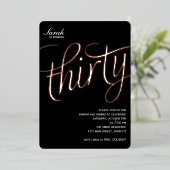 30. Geburtstag Party Einladung (Stehend vorne)