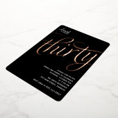 30. Geburtstag Party Einladung (Gedreht)