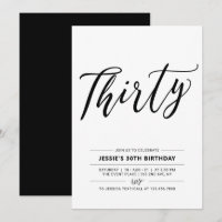 30. Geburtstag Party