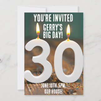 30. GEBURTSTAG-PARTY EINLADUNGEN