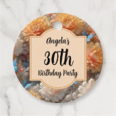 30. Geburtstag Party Geschenkanhänger (Vorderseite)