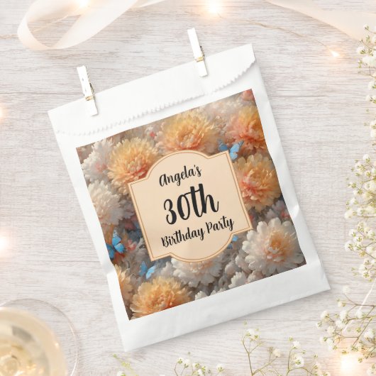 30. Geburtstag Party Geschenktütchen (Ausgeschnitten)