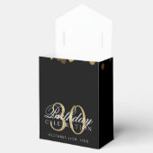 30. Geburtstag Party Glitzern Gold Geschenkschachtel (Geöffnet)