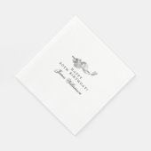 30. Geburtstag Party Golf Thema Editable Serviette (Ecke)