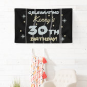 30. Geburtstag Party Ihren Namen hinzufügen Banner (Insitu)