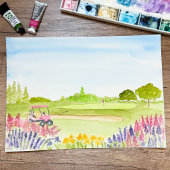 30. Geburtstag Party Pink Golf Cart Golfplatz Einladung