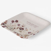 30. Geburtstag Party Pumpkin Wildblume Custom Pappteller (Gewinkelt)