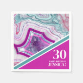 30. Geburtstag Party Serviette (Vorderseite)
