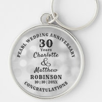 30. Geburtstag Pearl Wedding Geschenk Personalisie