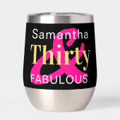 30. Geburtstag Personalisiert Dreißig und fabelhaf (Rückseite)