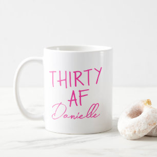 30. Geburtstag Personalisiert Kaffeetasse