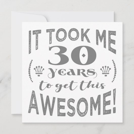 30. Geburtstag Phantastisch Karte (Vorderseite)