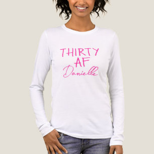 30. Geburtstag Pink Funny 30. Tri-Blend Shirt