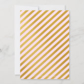 30. Geburtstag Pink und Gold Hallo 30 Einladung (Rückseite)