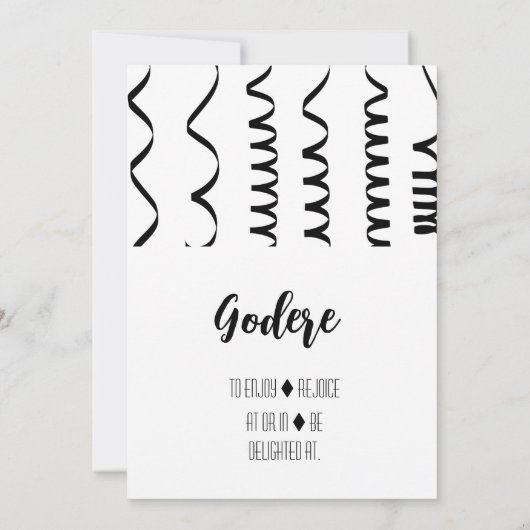 30. Geburtstag Pizza-Party Einladung (Rückseite)