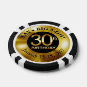 30. Geburtstag Pokerchips (Einzeln)