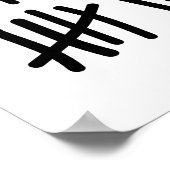 30. Geburtstag Poster (Ecke)