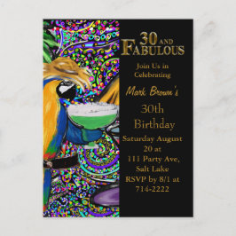 30. Geburtstag Postkarte