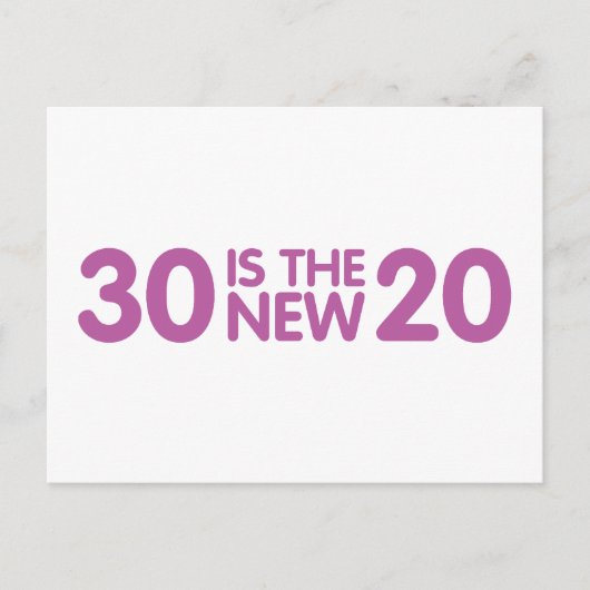 30. Geburtstag Postkarte (Vorderseite)