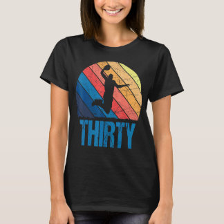 30. Geburtstag Retro Basketball 30 Jahre alter Man T-Shirt