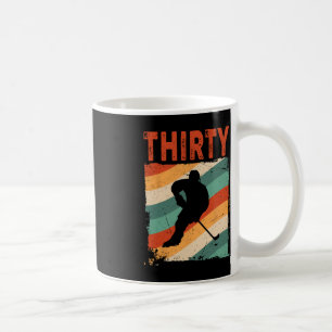 30. Geburtstag Retro Eishockey 30 Jahre alter Mann Kaffeetasse