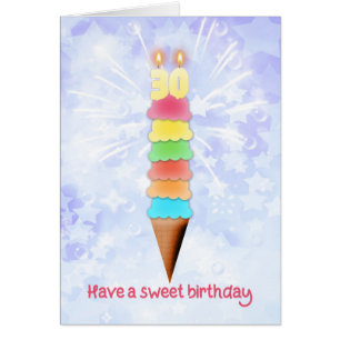 30. Geburtstag Rieseneis
