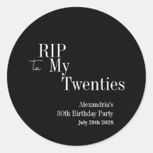 30. Geburtstag RIP 20er Jahre Schwarz-Weiß-Party