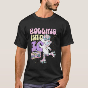 30. Geburtstag Roller Skate Party Unicorn Retro 90 T-Shirt