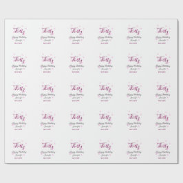 30. Geburtstag rosa Glitzer Sterne schwarz 30. Dat Geschenkpapier