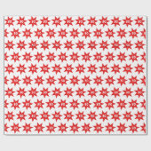 30. Geburtstag Roter Star Geschenkpapier (Flach)