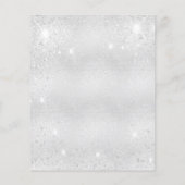 30. Geburtstag Silbergoldene Rose (Rückseite)