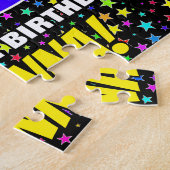 30. Geburtstag — Spaß, farbenfrohe Sternenweltenmu Puzzle (Seite)