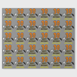 30. Geburtstag: Spooky Halloween Thema, Individuel Geschenkpapier