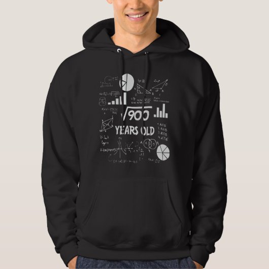 30. Geburtstag Square Root Mathe 30 Jahre alt Tag Hoodie (Vorderseite)