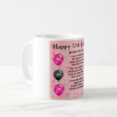 30. Geburtstag Tanten-Poem Kaffeetasse (Vorderseite Links)
