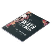 30. Geburtstag, "Tod deiner 20er" Notizblock (Linke Seite)