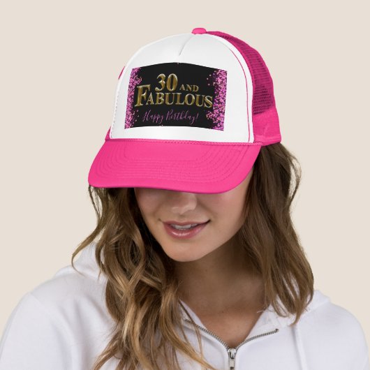 30. Geburtstag Truckerkappe (Beispiel)