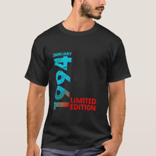 30. Geburtstag Vintag 1994 Januar 30 Jahr Männer W T-Shirt