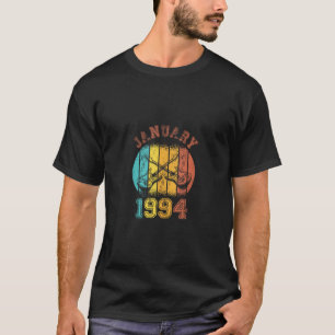 30. Geburtstag Vintag Januar 1994 Retro 30 Jahre T-Shirt