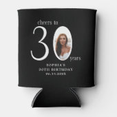 30. Geburtstag zum 30. Foto Dosenkühler (Vorderseite)