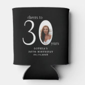 30. Geburtstag zum 30. Foto Dosenkühler (Rückseite)